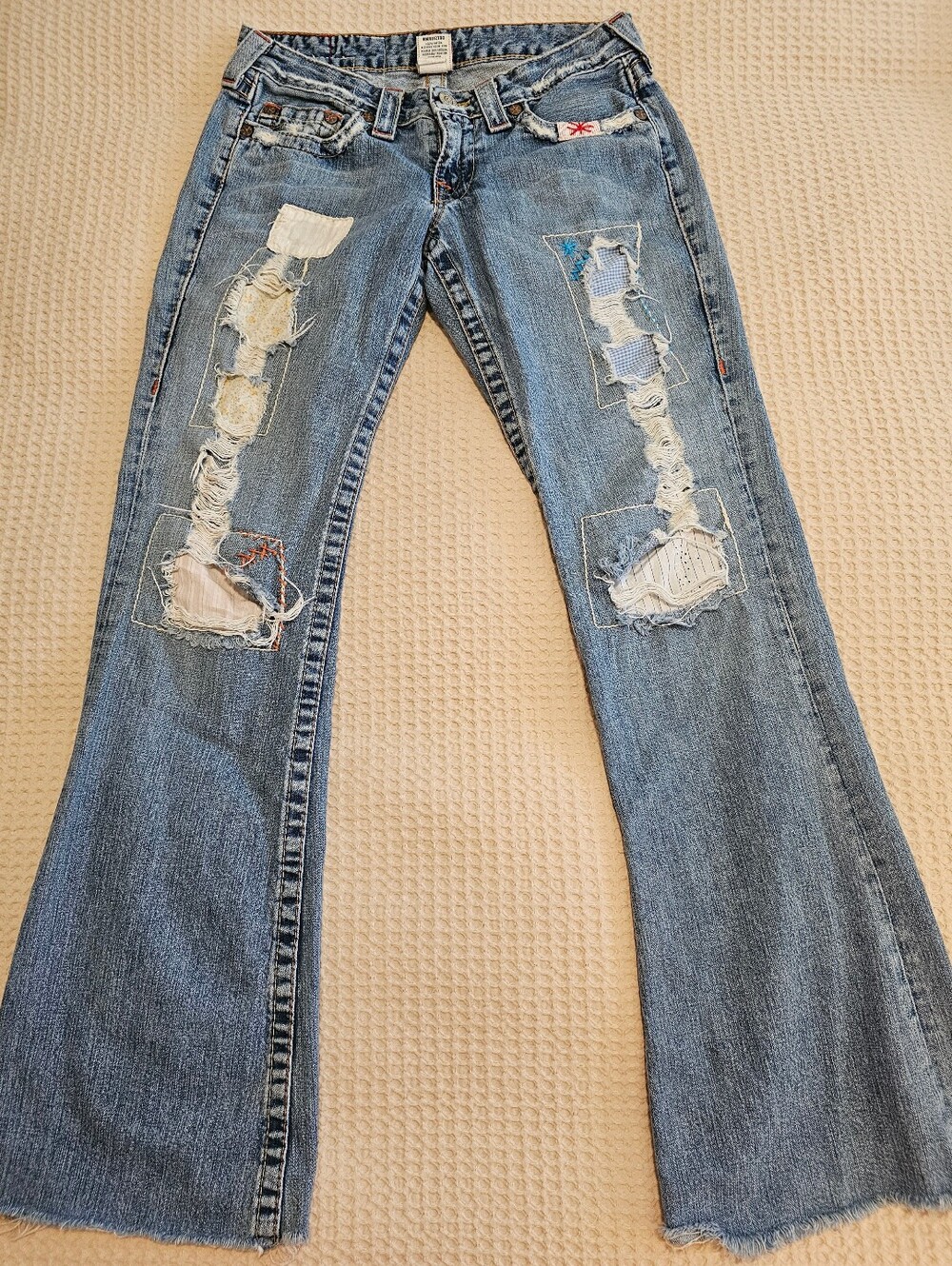 ✨ TRUE RELIGION Y2K WOODSTOCK JEANS size 29✨ - Picture 3 of 8